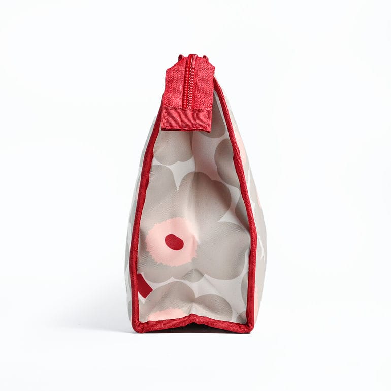 マリメッコ marimekko コスメバッグ 化粧ポーチ 小物入れ メディア2 ミニ ウニッコ ダークチェリー サーモンレッド ベージュ 73444 073444 193 北欧雑貨 北欧デザイン ネコポス限定 送料無料<br>【スペシャルラッピング660円(別売り)】