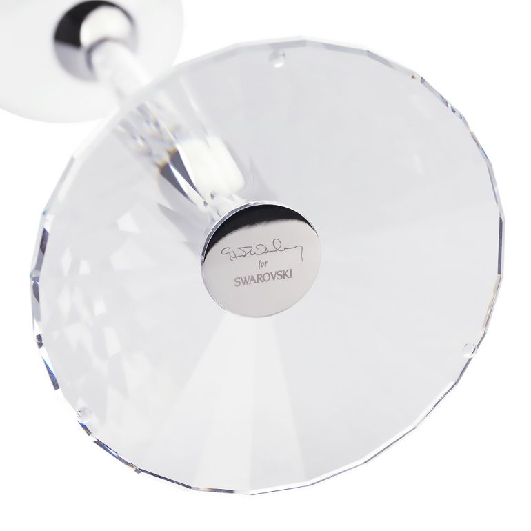 SWAROVSKI クリスタル フルートグラス 2個セット　ミラートレイ付き SWAROVSKI クリスタル フルートグラス 2個セット ミラートレイ