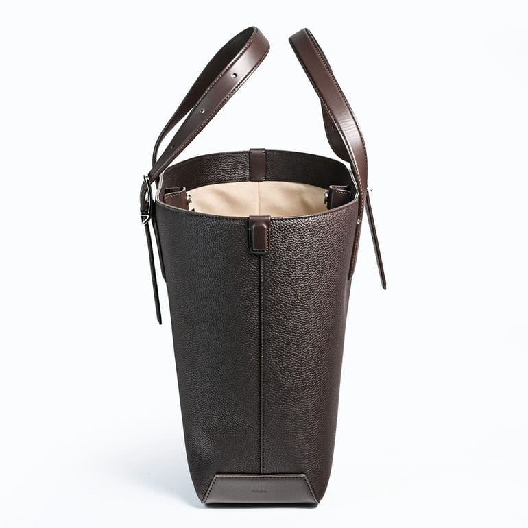 【美品】Alfred Dunhill ダークブラウン トートバッグ ダンヒル dunhill トートバッグ 1893 ハーネス イーストウエスト