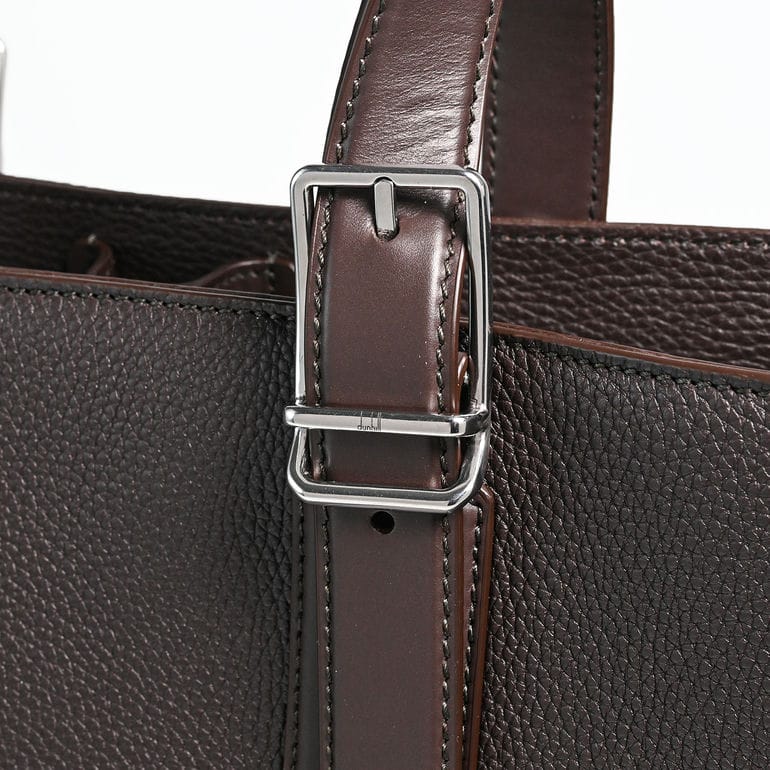 【美品】Alfred Dunhill ダークブラウン トートバッグ dunhill ダンヒル トートバッグ 1893 ハーネス ノースサウス