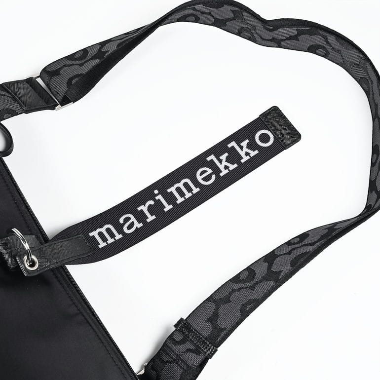 マリメッコ marimekko ショルダーバッグ クロスボディ オール デイ バケット ソリッド レディース ブラック 91271 091271 009 北欧雑貨 北欧デザイン