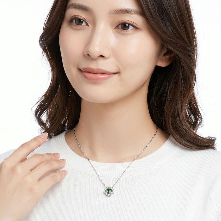 スワロフスキー SWAROVSKI ネックレス Una Angelic グリーン クリア