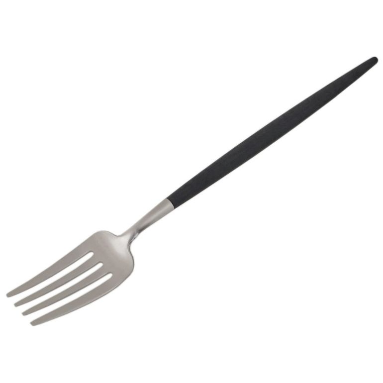 クチポール Cutipol GOA ゴア ブラック デザートナイフ デザートフォーク デザートスプーン 3本セット 3点セット 【名入れ可有料】 ハンドメイド カトラリー 洋食器