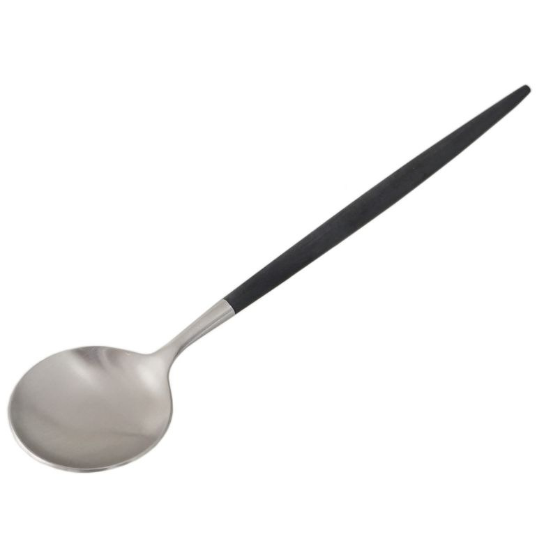 クチポール Cutipol GOA ゴア ブラック デザートナイフ デザートフォーク デザートスプーン 3本セット 3点セット 【名入れ可有料】 ハンドメイド カトラリー 洋食器