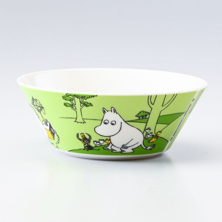 アラビア ARABIA ボウル 絵皿 深皿 15cm ムーミン クラッシックコレクション グリーン ライラック 1027429 北欧食器 洋食器【スペシャルラッピング660円(別売り)】
