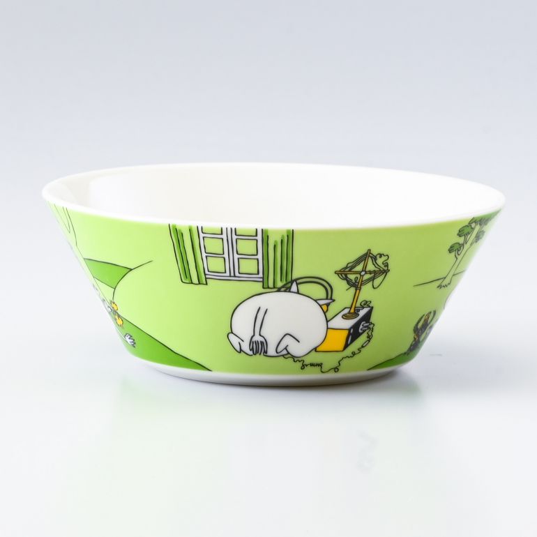 アラビア ARABIA ボウル 絵皿 深皿 15cm ムーミン クラッシックコレクション グリーン ライラック 1027429 北欧食器 洋食器【スペシャルラッピング660円(別売り)】