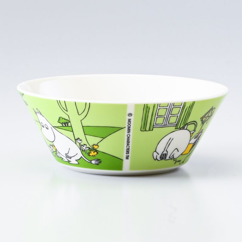 アラビア ARABIA ボウル 絵皿 深皿 15cm ムーミン クラッシックコレクション グリーン ライラック 1027429 北欧食器 洋食器【スペシャルラッピング660円(別売り)】
