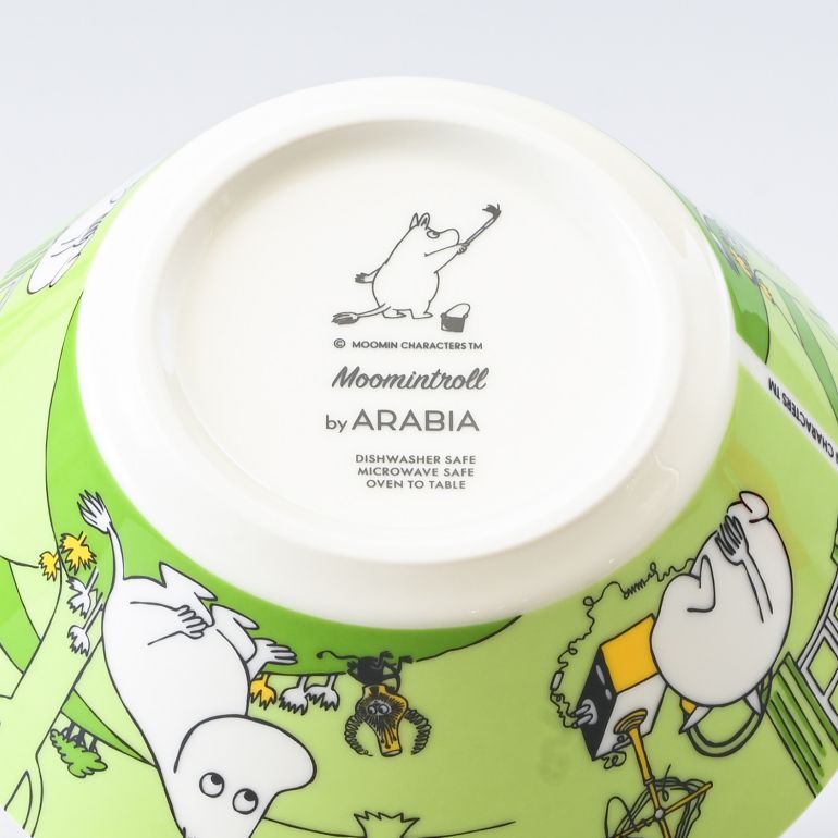 アラビア ARABIA ボウル 絵皿 深皿 15cm ムーミン クラッシックコレクション グリーン ライラック 1027429 北欧食器 洋食器【スペシャルラッピング660円(別売り)】