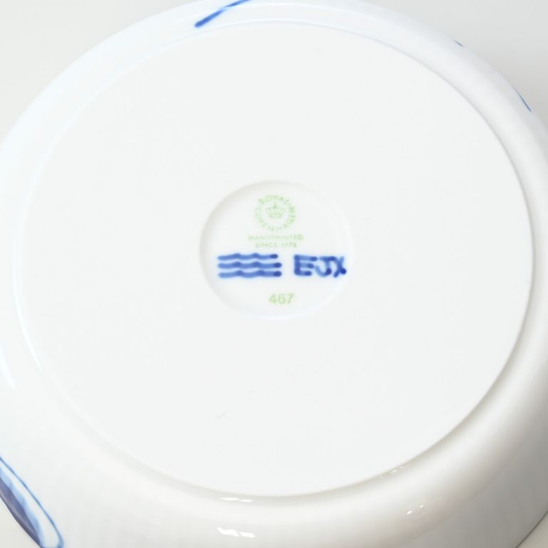 2枚セット ロイヤルコペンハーゲン ROYAL COPENHAGEN ブルーフルーテッド メガ ディッシュ プレート 12.5cm 2381467(1061131) 北欧食器 洋食器 ROYAL COPENHAGEN【スペシャルラッピング660円(別売り)】