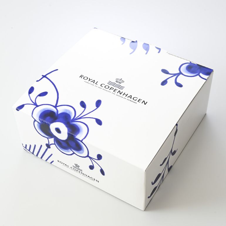 2枚セット ロイヤルコペンハーゲン ROYAL COPENHAGEN ブルーフルーテッド メガ ディッシュ プレート 12.5cm 2381467(1061131) 北欧食器 洋食器 ROYAL COPENHAGEN【スペシャルラッピング660円(別売り)】