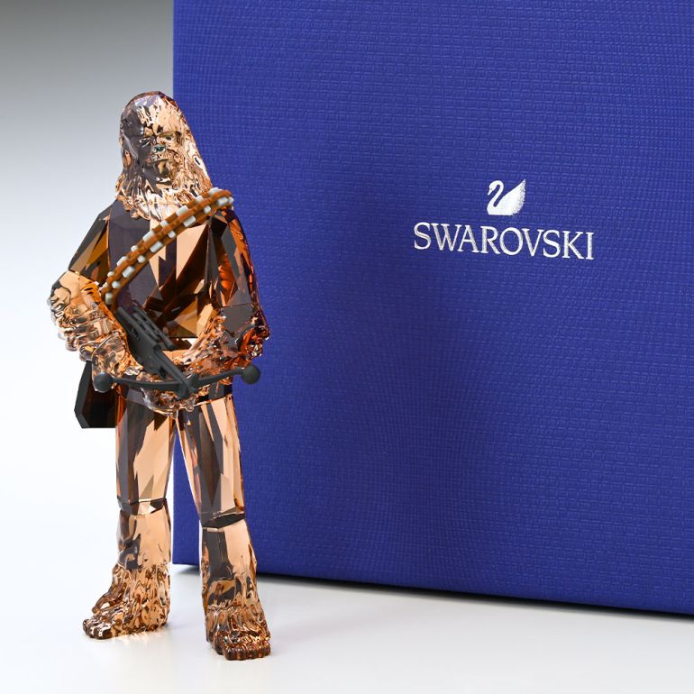 スワロフスキー SWAROVSKI クリスタルフィギュア スターウォーズ Star Wars チューバッカ 5597043 インテリア オブジェ 置物 【スペシャルラッピング大B対応(別売り)】