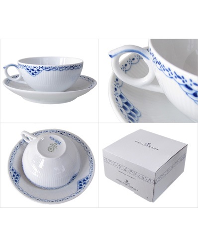 ロイヤルコペンハーゲン プリンセス ティーカップ & ソーサー 200ml 1104080  1017247 北欧食器 洋食器 名入れ可有料  カップアンドソーサー 【スペシャルラッピング660円(別売り)】