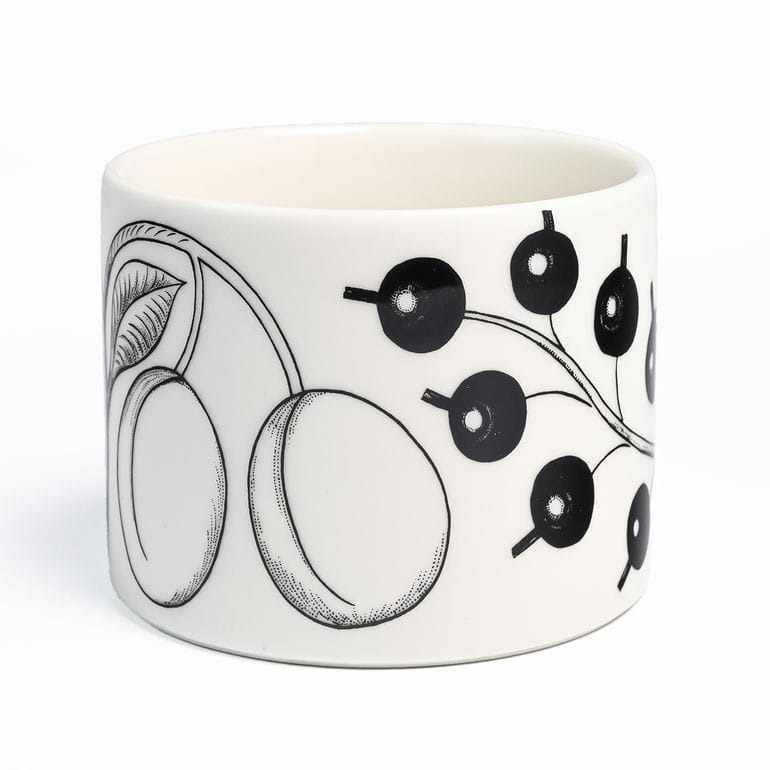 アラビア ARABIA コーヒーカップ&ソーサー 280ml 16.5cm ティーカップ プレート パラティッシ Paratiisi ブラック 1005403 1005404 洋食器 北欧 雑貨 キッチン フィンランド 陶器 カップアンドソーサー 【スペシャルラッピング1100円(別売り)】