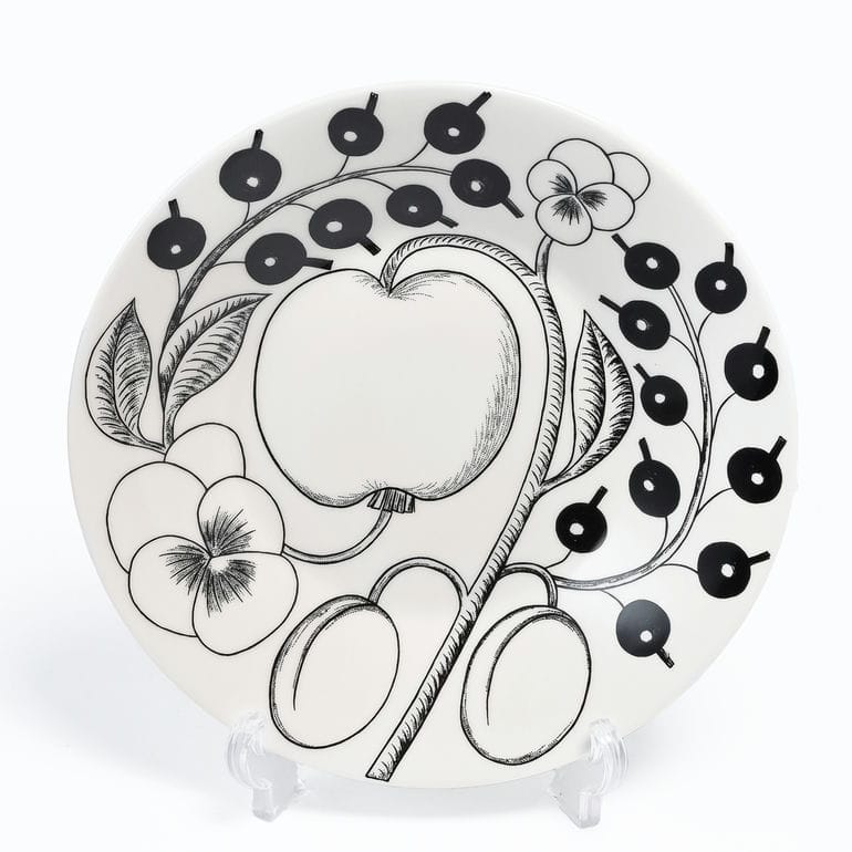 アラビア ARABIA コーヒーカップ&ソーサー 280ml 16.5cm ティーカップ プレート パラティッシ Paratiisi ブラック 1005403 1005404 洋食器 北欧 雑貨 キッチン フィンランド 陶器 カップアンドソーサー 【スペシャルラッピング1100円(別売り)】