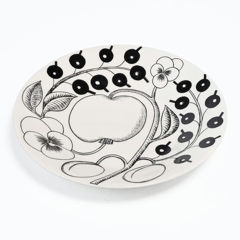 アラビア ARABIA コーヒーカップ&ソーサー 280ml 16.5cm ティーカップ プレート パラティッシ Paratiisi ブラック 1005403 1005404 洋食器 北欧 雑貨 キッチン フィンランド 陶器 カップアンドソーサー 【スペシャルラッピング1100円(別売り)】