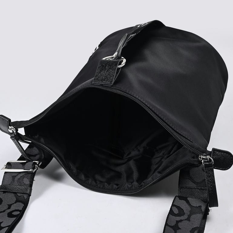 マリメッコ marimekko ショルダーバッグ クロスボディ キャリー オール ソリッド レディース ブラック 91923 091923 009 北欧雑貨 北欧デザイン