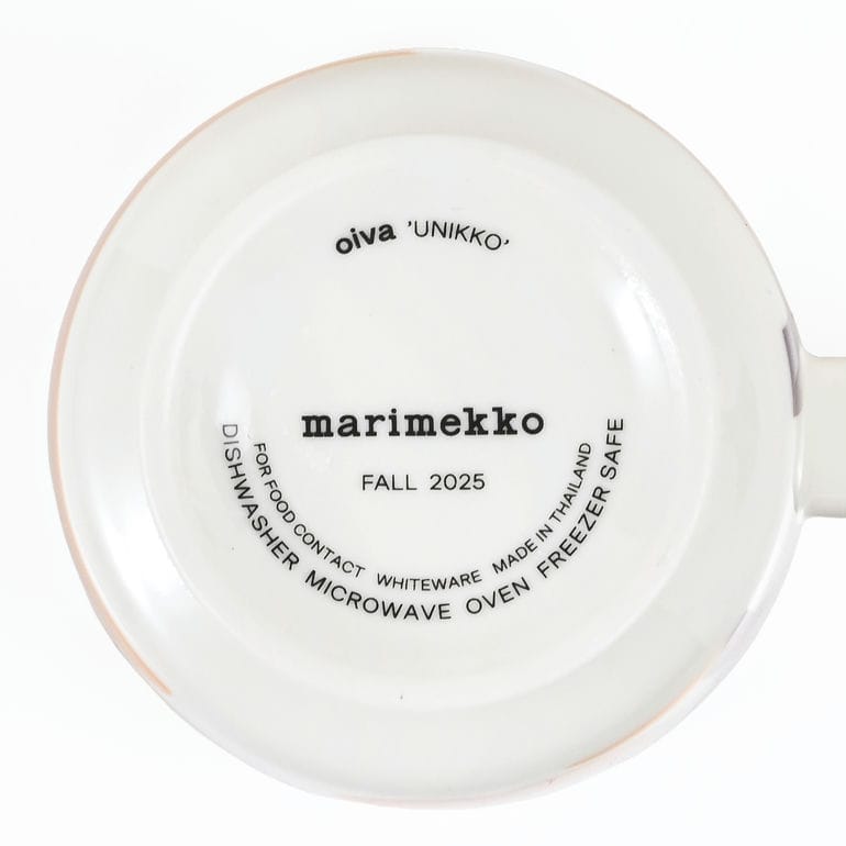 マリメッコ marimekko マグカップ コップ 250ml ウニッコ ブラウン 75217 075217 182 洋食器 テーブルウェア 北欧食器 北欧デザイン<br>【スペシャルラッピング660円(別売り)】