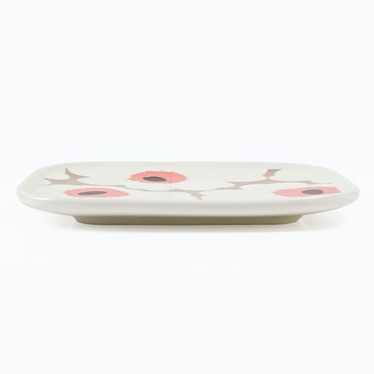 マリメッコ marimekko プレート スクエア ウニッコ クレイ ホワイト