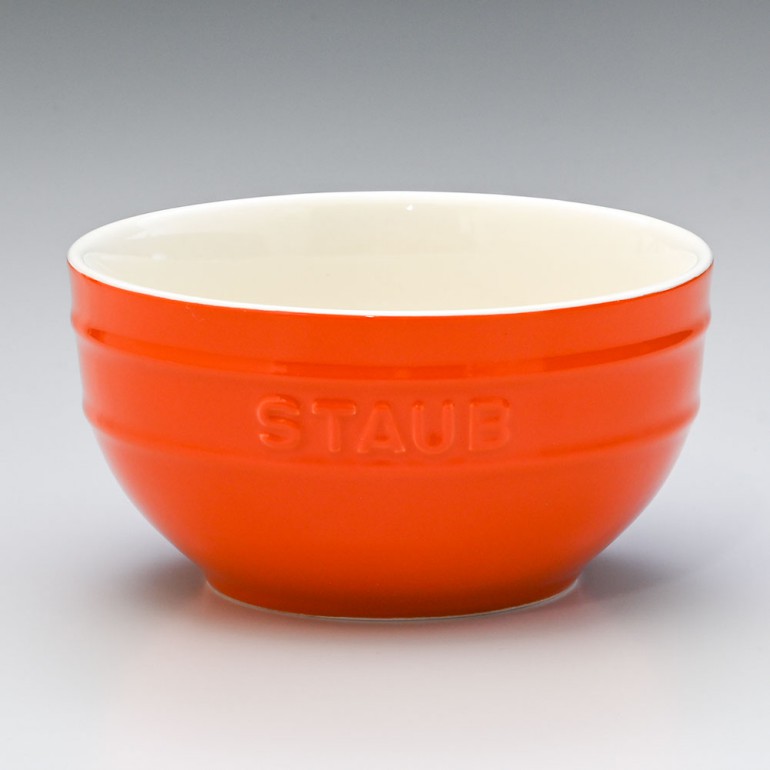 ストウブ staub セラミック ラウンド ボウル 14cm オレンジ 40511 817 0 洋食器