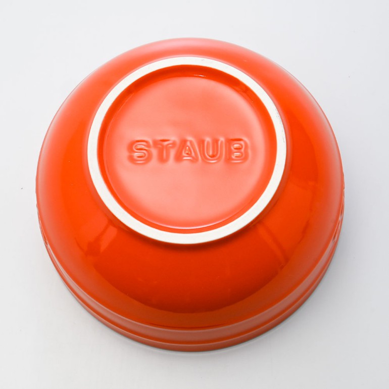 ストウブ staub セラミック ラウンド ボウル 14cm オレンジ 40511 817 0 洋食器