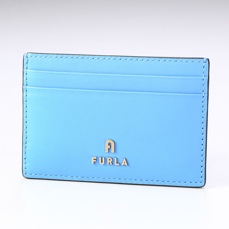 フルラ FURLA カードケース カメリア CAMELIA レディース セルリアン WP00305 AX0733 1998S 名入れ可有料 箔押し 箔押し 純正紙袋・リボン付属 【スペシャルラッピング660円(別売り)】