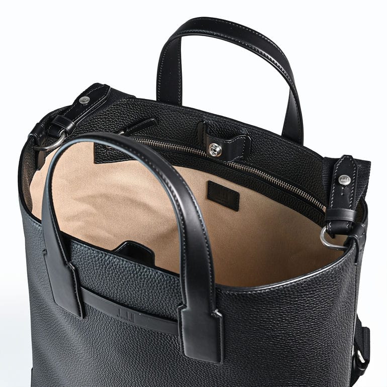 ダンヒル dunhill トートバッグ 1893 ハーネス ノースサウス メンズ ブラック 25R3150XA001 英国