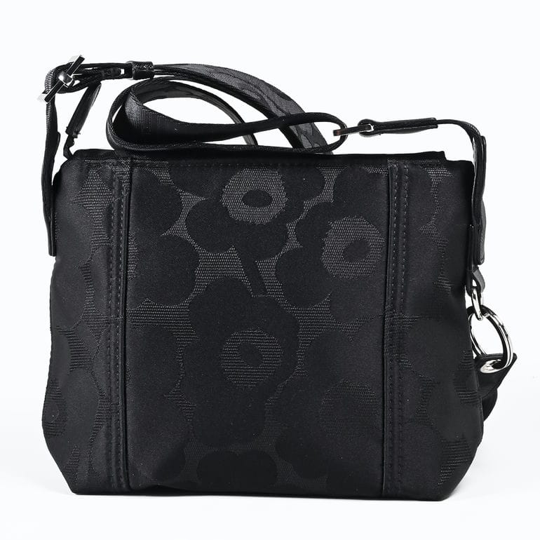 マリメッコ marimekko ショルダーバッグ ミニ メッセンジャーバッグ Unikko ウニッコ レディース ブラック 92803 092803 999 北欧雑貨 北欧デザイン