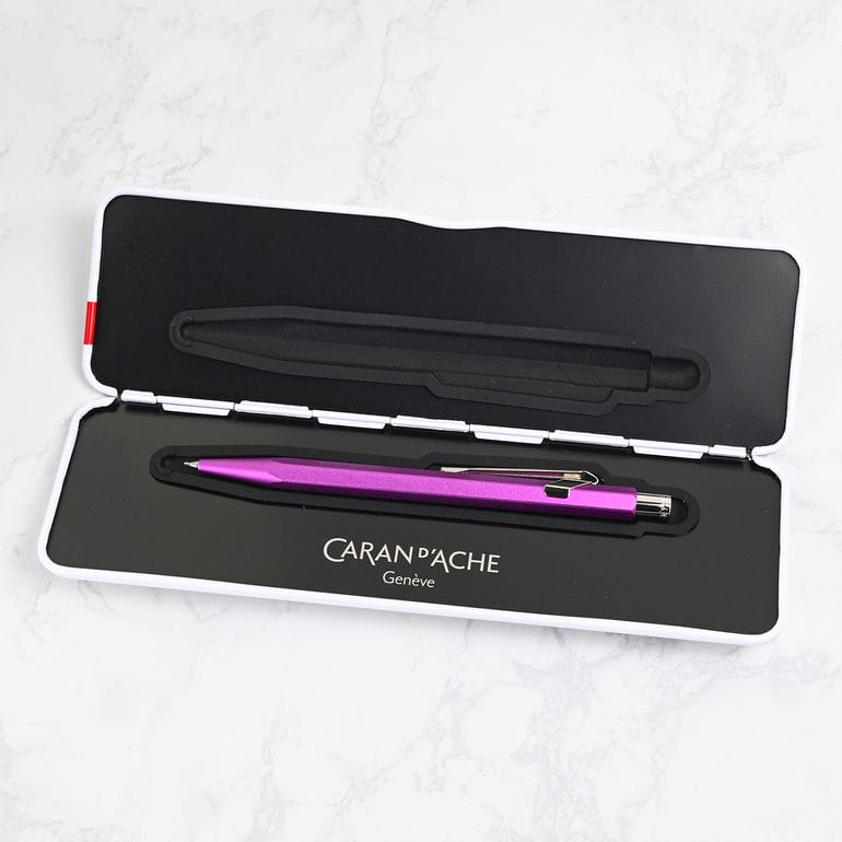【名入れ無料】カランダッシュ CARAN DACHE シャーペン メカニカルペンシル 0.5mm HB シャープペンシル 849 カラーマットX バイオレット MF0844 605 高級 筆記具<br>【スペシャルラッピング660円(別売り)】