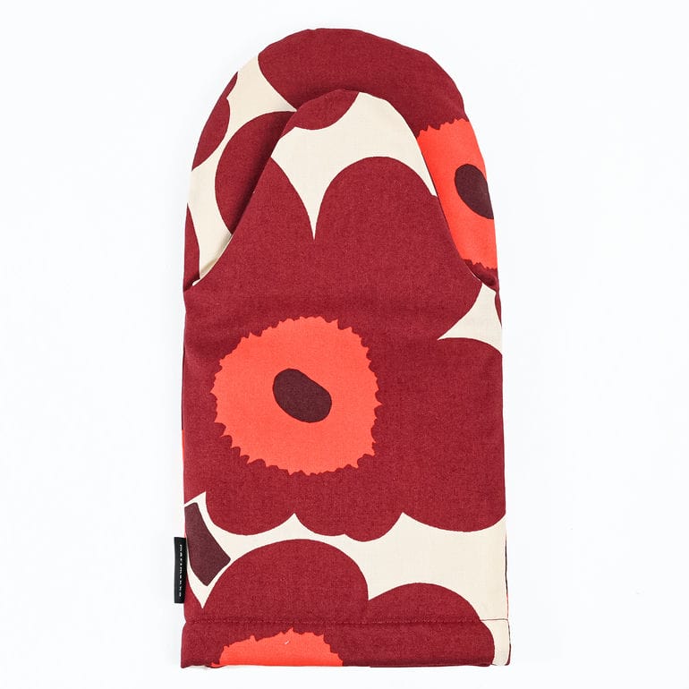 マリメッコ marimekko ミトン 鍋つかみ ピエ二 ウニッコ バーガンディ レッド 75651 075651 844 北欧雑貨 北欧デザイン ネコポス限定 送料無料