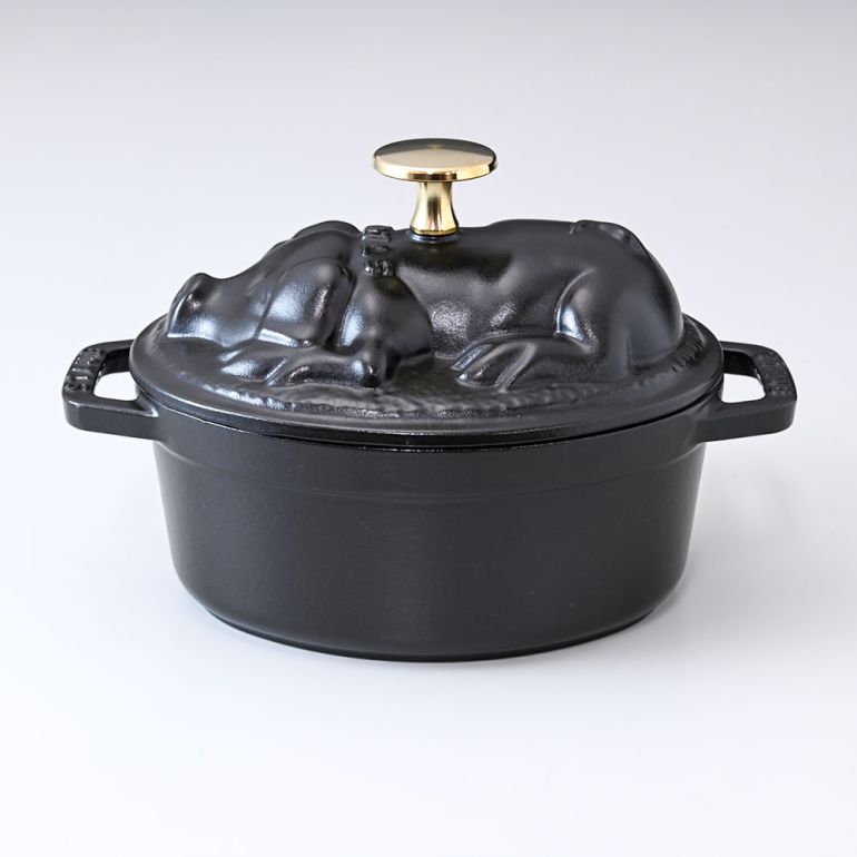 staub 旧ピギーココット　オーバル　17 レア　ストウブ ストウブ staub ピギーココット オーバル 17cm 鋳物 ホーロー 鍋 なべ