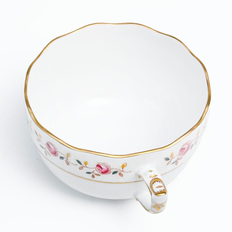 【名入れ可有料】ヘレンド HEREND ティーカップ&ソーサー 200ml 薔薇の花飾り ローズガーランド 手描き 724000 RGS 007240-00-RGS 洋食器 キッチン 陶器 食卓 カップアンドソーサー 【スペシャルラッピング660円(別売り)】