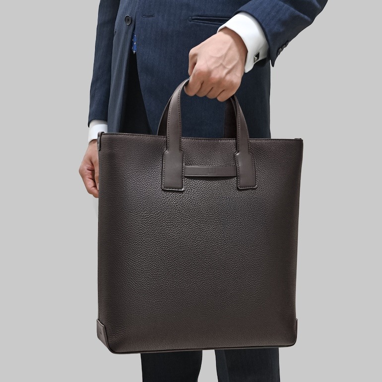 ダンヒル dunhill トートバッグ 1893 ハーネス ノースサウス メンズ チョコレートブラウン 25R3150XA202 英国