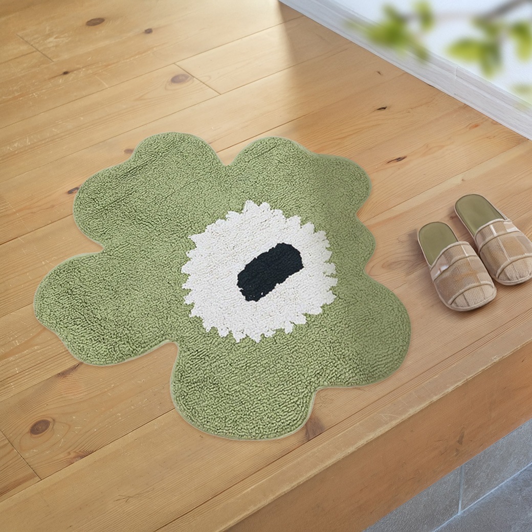 マリメッコ marimekko バスマット 玄関マット ミニラグ 73×74cm Unikko