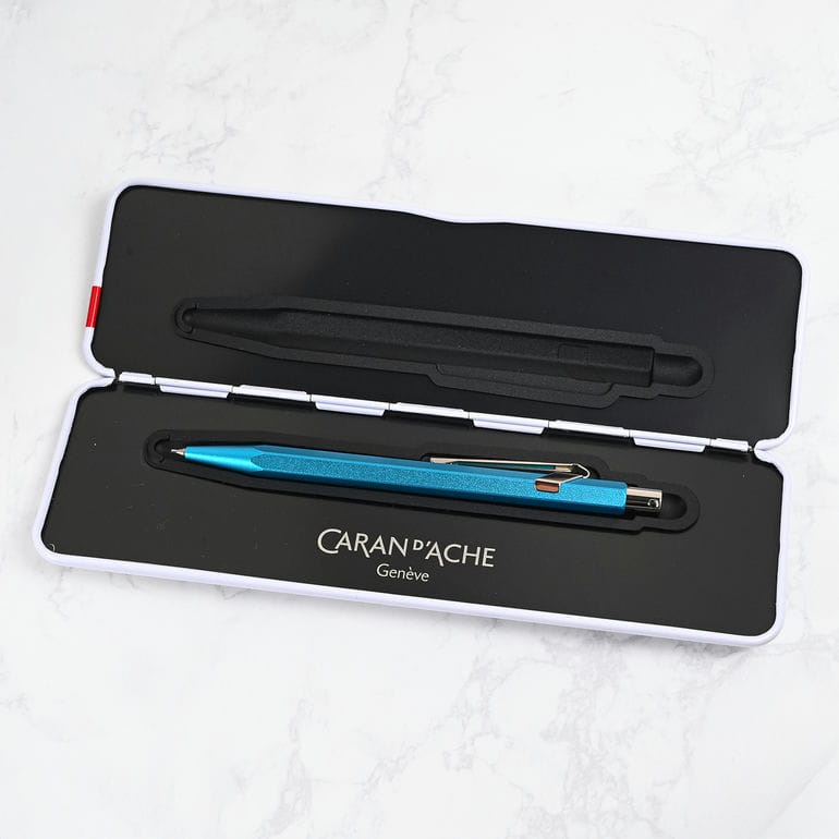 【名入れ無料】カランダッシュ CARAN DACHE シャーペン メカニカルペンシル 0.5mm HB シャープペンシル 849 カラーマットX ターコイズ MF0844 681 高級 筆記具<br>【スペシャルラッピング660円(別売り)】