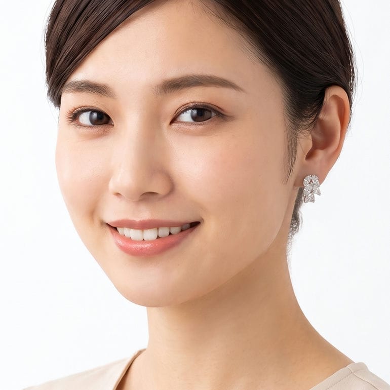 スワロフスキー SWAROVSKI イヤーカフ Mesmera クリア シルバー
