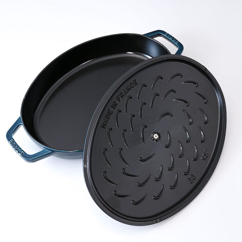 ストウブ staub ココット オーバル 33cm フィッシュラメールディッシュ