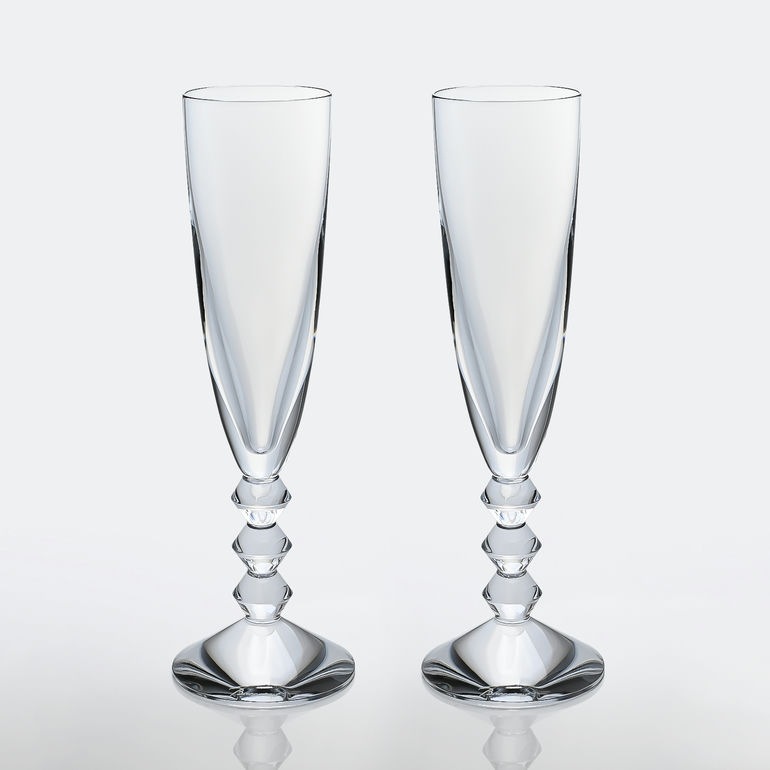 バカラ 名入れ対応 Baccarat グラス ペア シャンパンフルート ベガ