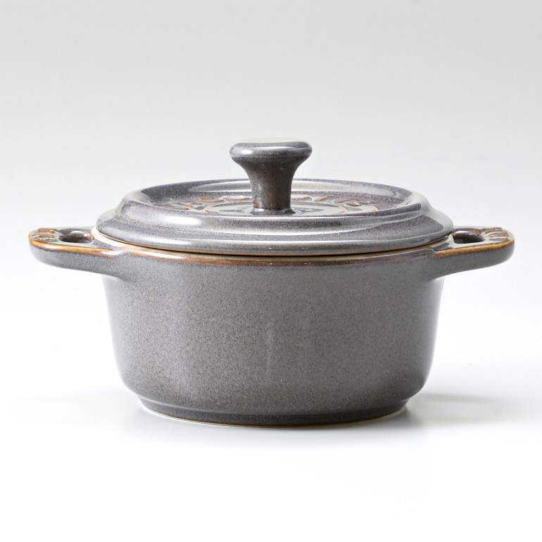 STAUB ミニココットラウンド グレー staub ストウブ ミニ ピコ