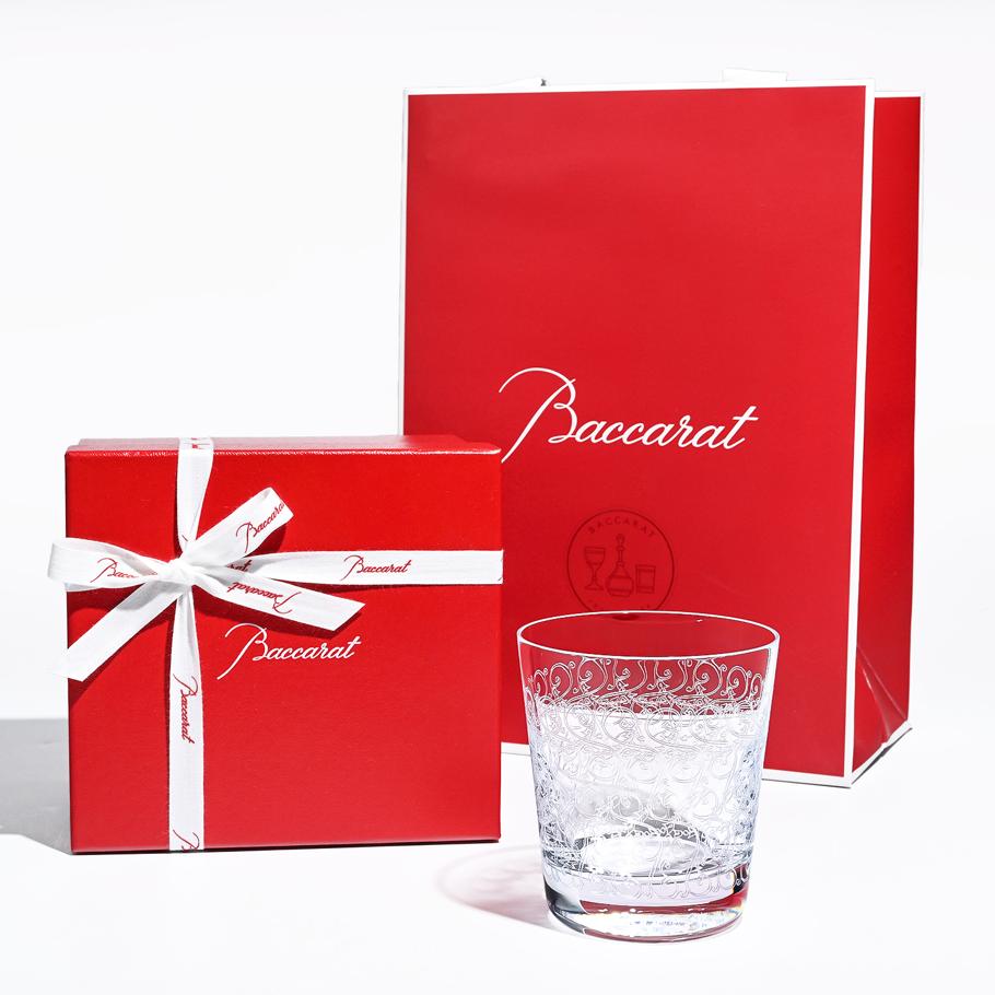 【名入れ可有料】バカラ Baccarat グラス ローハン ギフトセット タンブラー オールドファッション ロックグラス 9.5cm 280ml 1510238 純正紙袋・リボン付き【熨斗対応】 洋食器 <br>【スペシャルラッピング660円(別売り)】