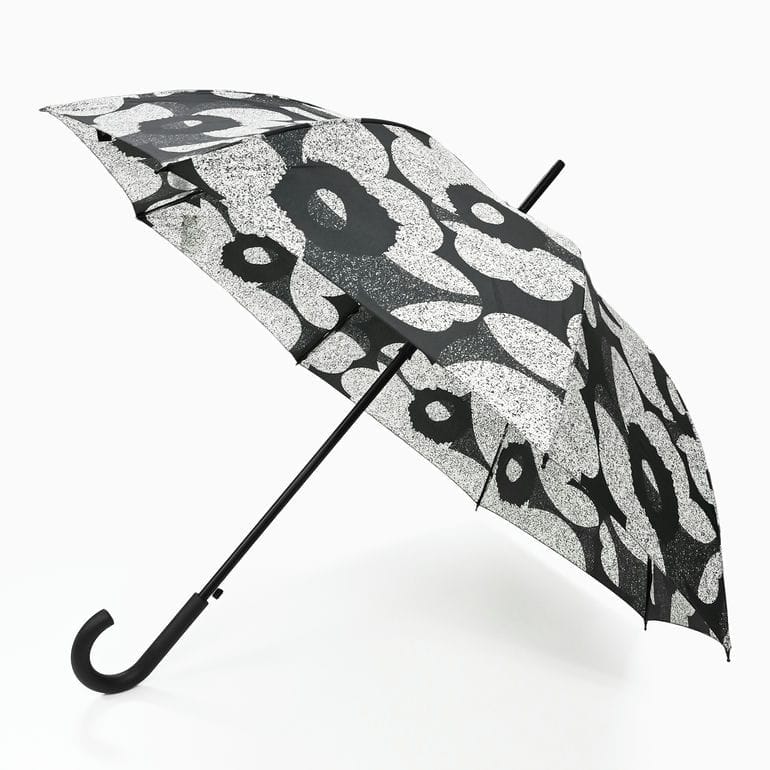 マリメッコ marimekko 傘 長傘 アンブレラ ジャンプ傘 雨傘 スティック ウニッコ ブラック グレー 94642 094642 190 北欧雑貨 北欧デザイン