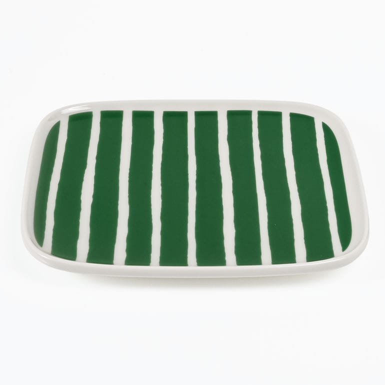 マリメッコ marimekko プレート 15cm×12cm PICCOLO ピッコロ グリーン 73581 073581 160 小皿 スモール 北欧食器<br>【スペシャルラッピング660円(別売り)】