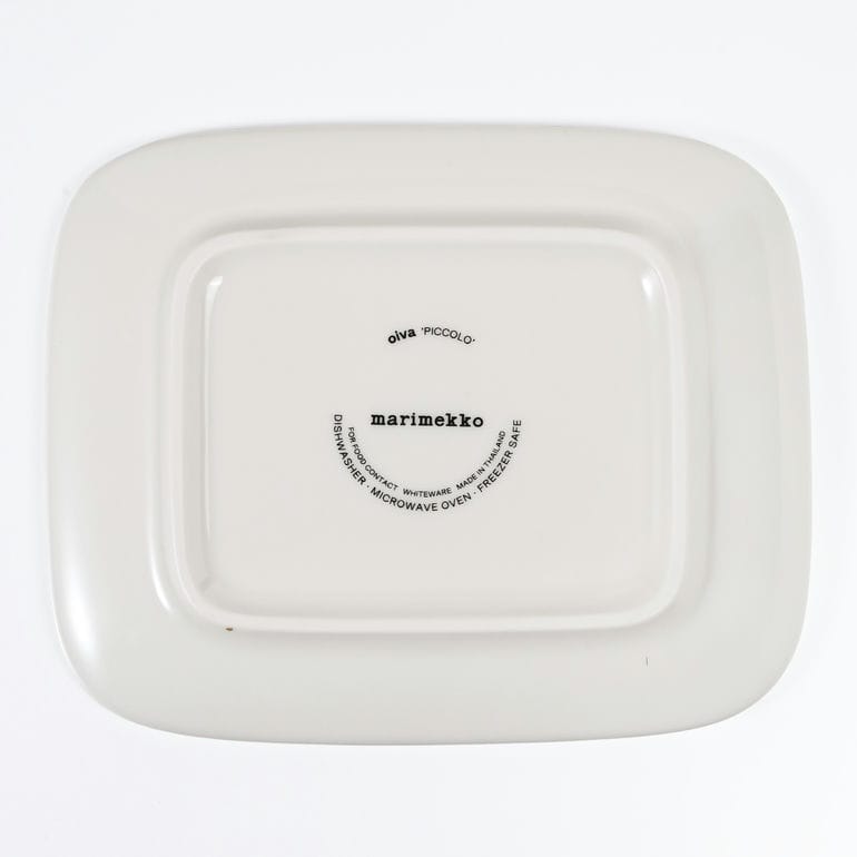 マリメッコ marimekko プレート 15cm×12cm PICCOLO ピッコロ グリーン 73581 073581 160 小皿 スモール 北欧食器<br>【スペシャルラッピング660円(別売り)】