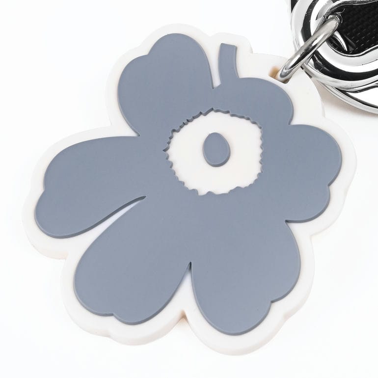 マリメッコ marimekko キーリング キーホルダー キーチェーン アロッカス ウニッコ Kioski グレー 94914 094914 019 北欧雑貨 北欧デザイン ネコポス限定 送料無料【スペシャルラッピング660円(別売り)】
