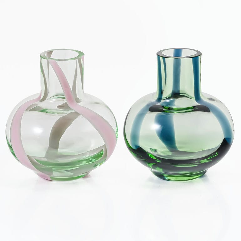 マリメッコ marimekko ベース ミニ 花瓶 2個セット ライトグリーン