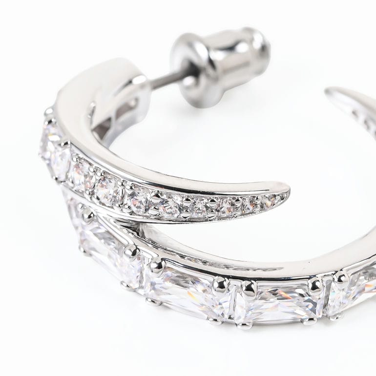 スワロフスキー SWAROVSKI ピアス Vienna フープピアス クリア