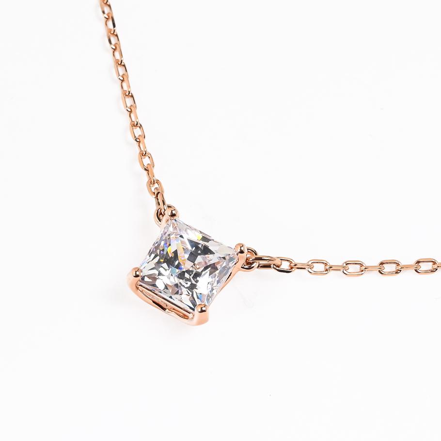 SWAROVSKI ネックレス ペンダント アトラクト スクエア 5510698 スワロフスキー ネックレス Attract アトラクト スクエア ローズ