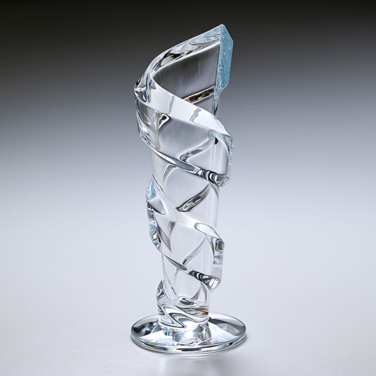 バカラ スパイラル フラワーベース 花瓶 バカラ 名入れ対応 Baccarat ベース 花瓶 スパイラル SPIRALE VASE
