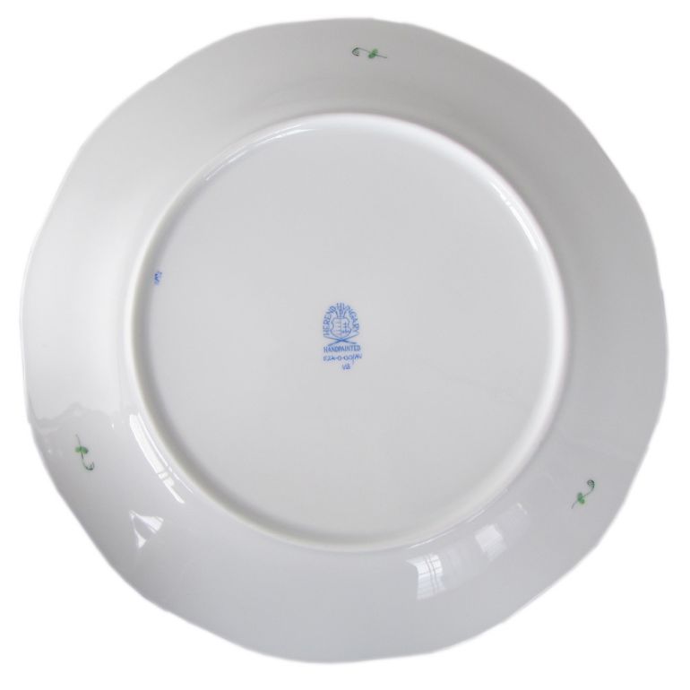 ヘレンド プレート アポニーグリーン 25cm 524000 AV 【00524000-AV