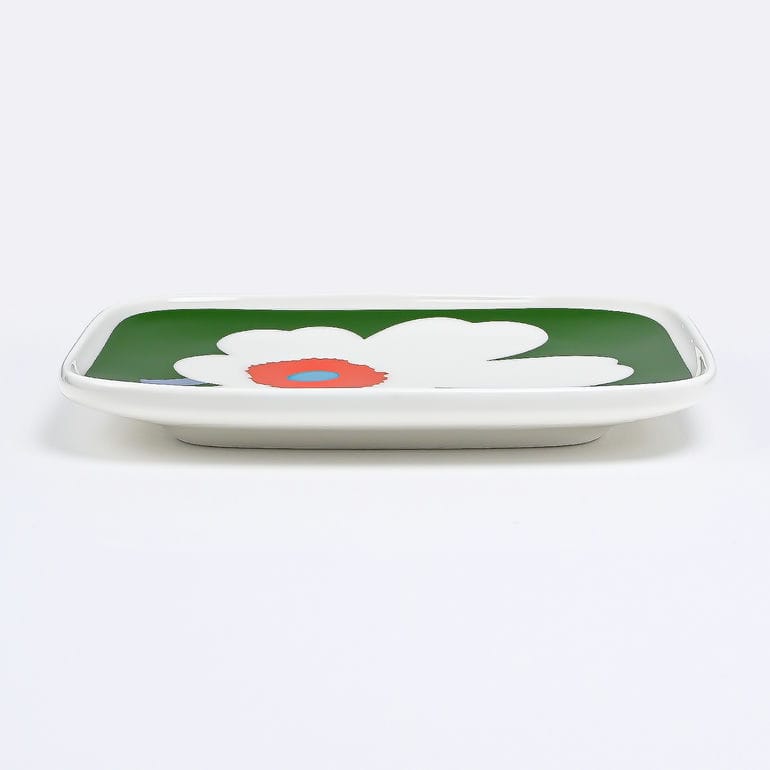 【Tiffany】マリメッコ Unikko 60th サービングプレート 名入れ可有料】マリメッコ marimekko プレート 15cm×12cm 60周年記念