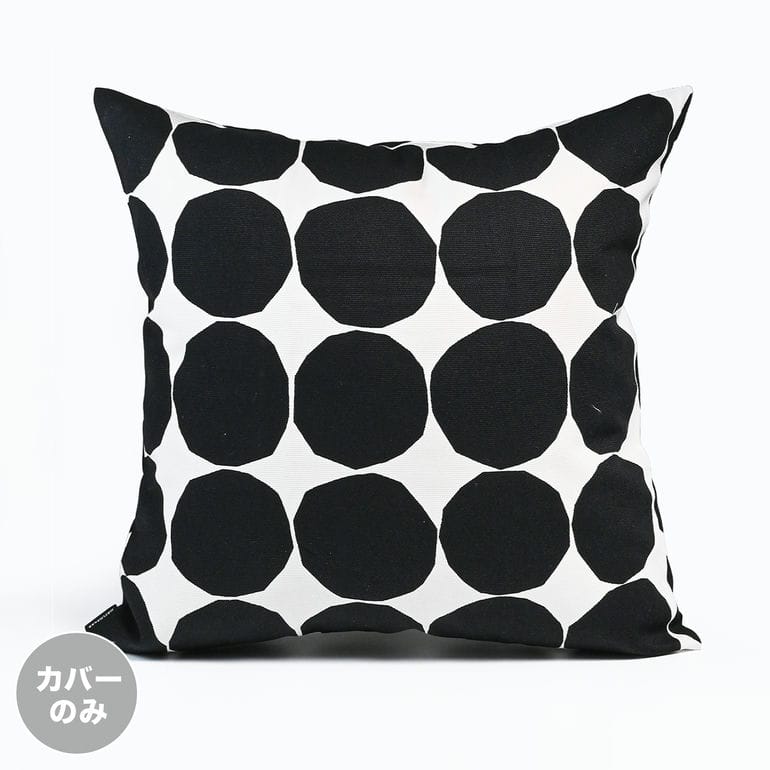マリメッコ marimekko クッションカバー 50×50cm ピエネット Kivet キヴェット ブラック 61009 061009 190 ヌードクッション別売り 北欧雑貨 北欧デザイン  ネコポス限定 送料無料<br>【スペシャルラッピング660円(別売り)】